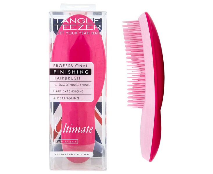 The Ultimate Finishing Hairbrush Pink 1 Pz 5060173371234 фото товара профессиональная косметика для волос