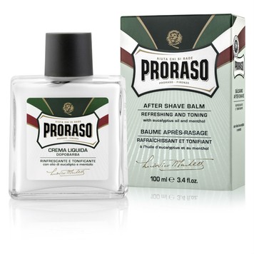 Cremă După Ras Proraso Green Aftershave Balm 100Ml 8004395001101 foto produsului cosmetice profesionale pentru păr