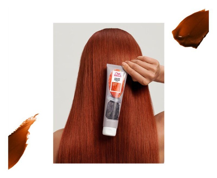 WELLA COLOR FRESH MASK COPPER GLOW 150ML 3614229718782 foto produsului cosmetice profesionale pentru păr