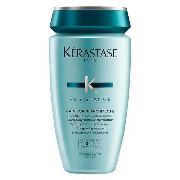 Шампунь Для Ломких Волос Kerastase Resist Bain Ciment Force Architecte 250Ml 3474636397945 фото товара профессиональная косметика для волос