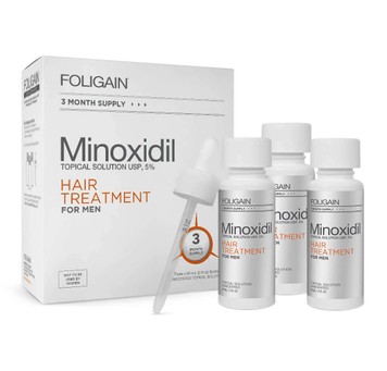 Minoxidil 5% Treatment For Men 3 Month Supply 818423020488 фото товара профессиональная косметика для волос