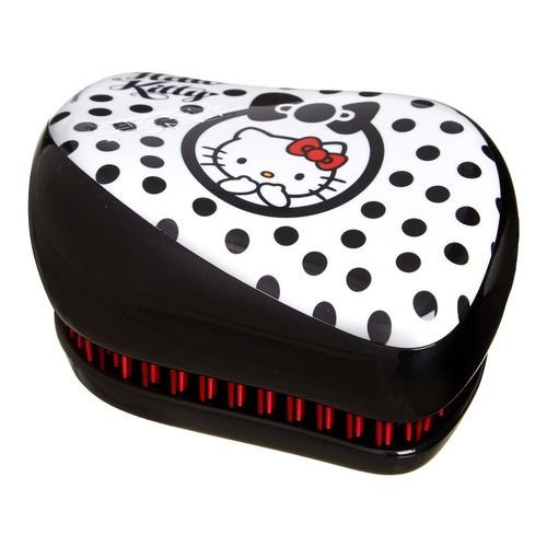 Расческа Compact Styler Hello Kitty-Black & White 5060173370862 фото товара профессиональная косметика для волос