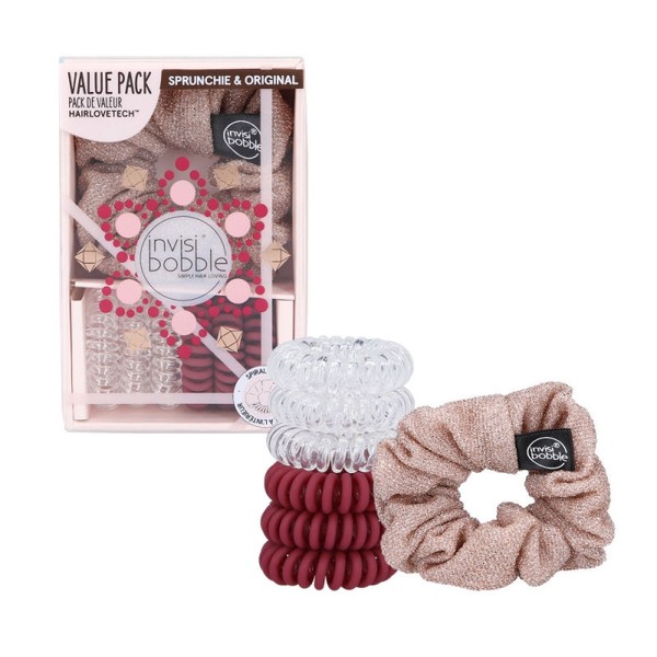 INVISI BOBBLE SPRUNCHIE QUEEN FOR A DAY DUO 4063528018199 фото товара профессиональная косметика для волос